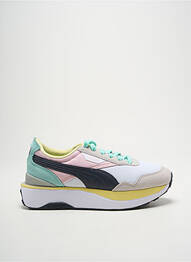 Adidași vârf rotund toc plat până la 3 cm roz PUMA femme