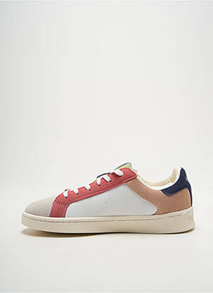 Adidași vârf rotund toc plat până la 3 cm alb PEPE JEANS femeie