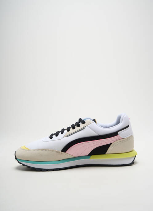 Adidași vârf rotund toc plat până la 3 cm bej PUMA femme