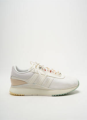 Adidași vârf rotund toc plat până la 3 cm alb ADIDAS femeie