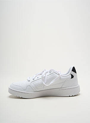 Adidași vârf rotund toc plat până la 3 cm alb ADIDAS femeie