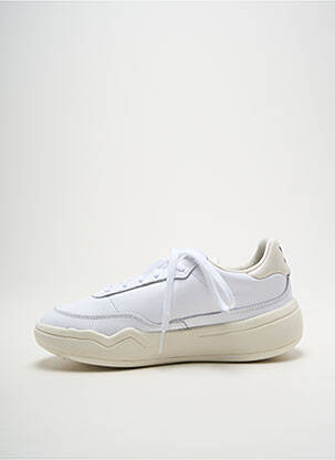 Adidași vârf rotund toc de 4 la 6 cm alb ADIDAS femeie