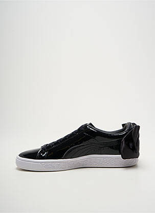 Adidași material neted toc plat până la 3 cm negru PUMA femeie