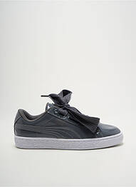 Adidași material neted toc plat până la 3 cm gri PUMA femme