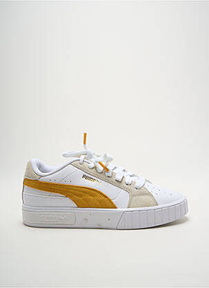 Adidași vârf rotund toc plat până la 3 cm alb PUMA femeie