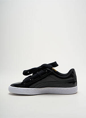 Adidași material neted toc plat până la 3 cm negru PUMA femeie