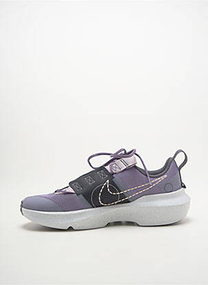 Adidași vârf rotund toc de 4 la 6 cm violet NIKE femeie