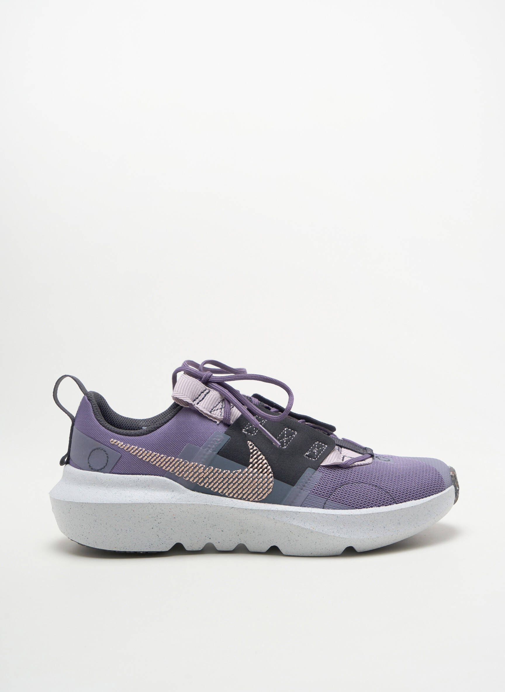 Adidași vârf rotund toc de 4 la 6 cm violet NIKE femeie