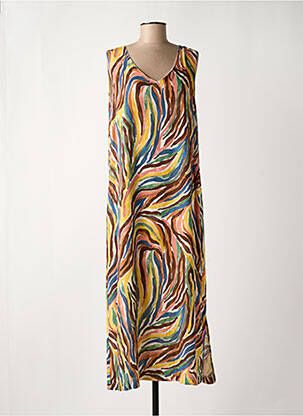 Rochie lungă maro GRIFFON femeie