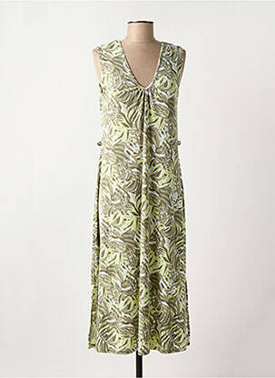 Rochie midi verde MARBLE femeie