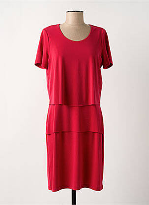 Rochie midi roșu FRANCE RIVOIRE femeie