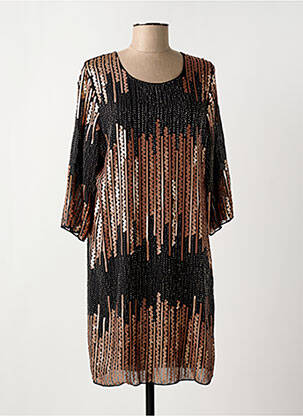 Rochie midi mâneci lungi mâneci lungi negru MOLLY BRACKEN femeie