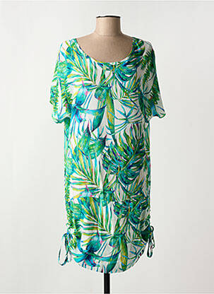Rochie midi mâneci scurte mâneci scurte verde HAJO femeie