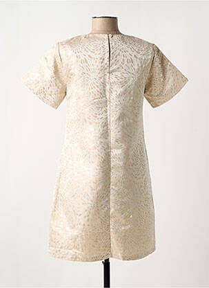 Rochie scurtă mâneci scurte mâneci scurte bej MOLLY BRACKEN femeie