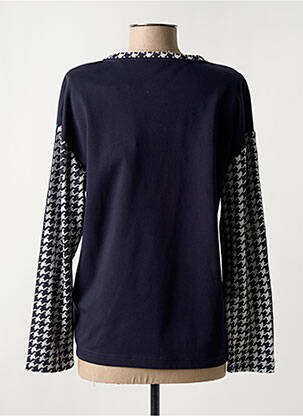 Tricou mâneci lungi mâneci lungi albastru HAJO femeie
