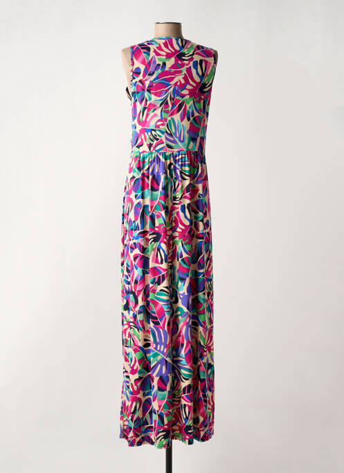 Rochie lungă roz MORGAN femeie