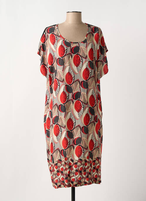 Rochie midi roșu GRIFFON femeie