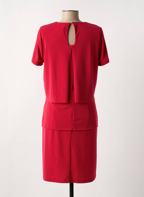 Rochie midi mâneci scurte mâneci scurte roșu FRANCE RIVOIRE femme