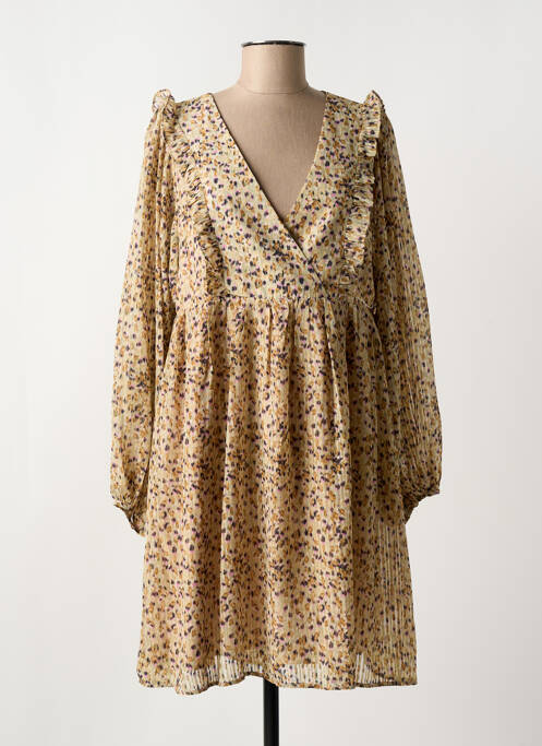 Rochie midi bej MOLLY BRACKEN femeie