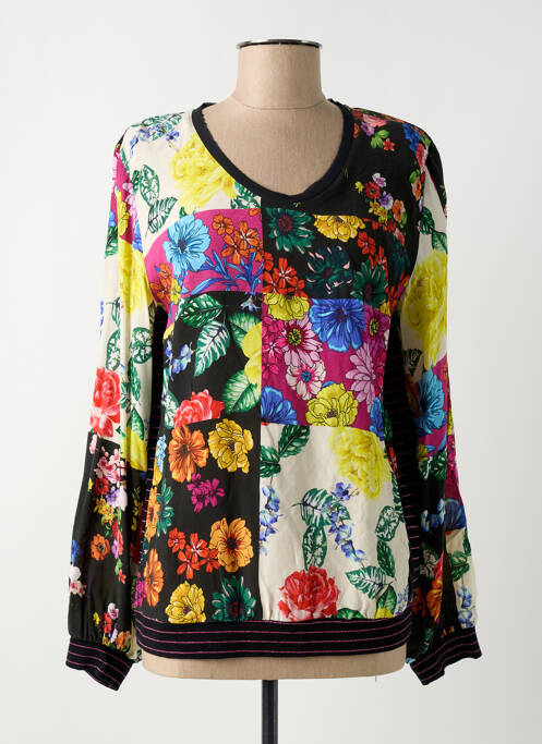 Tricou croială dreaptă mâneci lungi negru TUZZI femme