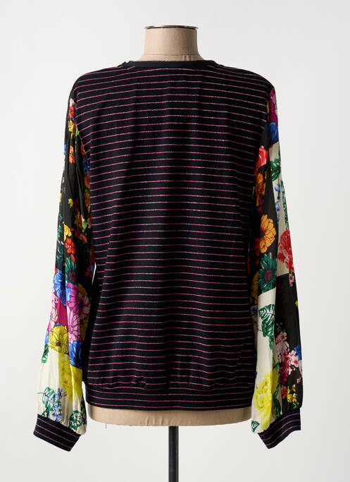 Tricou croială dreaptă mâneci lungi negru TUZZI femme