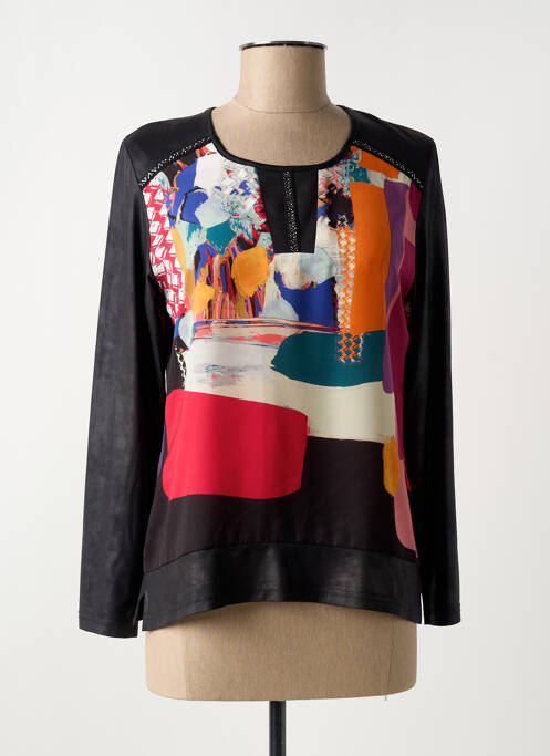 Tricou negru FRANCE RIVOIRE femeie