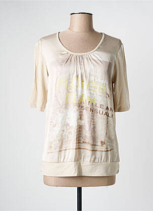 Tricou bej FRANK WALDER femeie