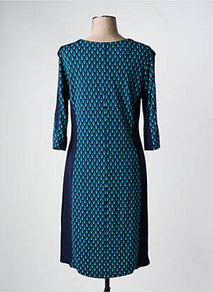 Rochie midi mâneci 3/4 mâneci 3/4 albastru RABE femeie