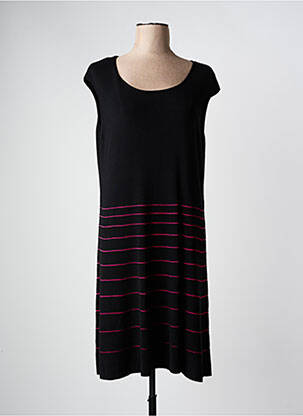 Rochie midi mâneci scurte mâneci scurte negru VIRIATO femeie