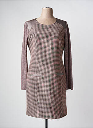 Rochie midi mâneci lungi mâneci lungi roz PAZ TORRAS femeie