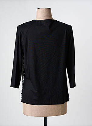 Tricou mâneci 3/4 mâneci 3/4 negru FRANK WALDER femeie