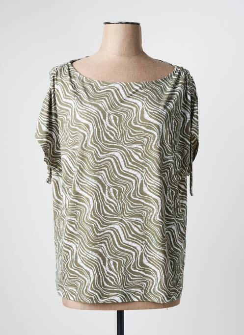 Tricou verde MARBLE femeie