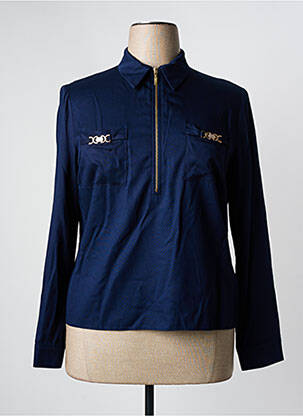 Polo albastru ESTEL COLLECTION femeie