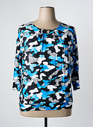 Top albastru FRANK WALDER femeie