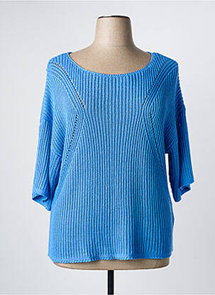 Pulover albastru MARBLE femeie