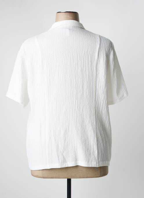 Cămașă mâneci scurte mâneci scurte alb FRANCE RIVOIRE femme