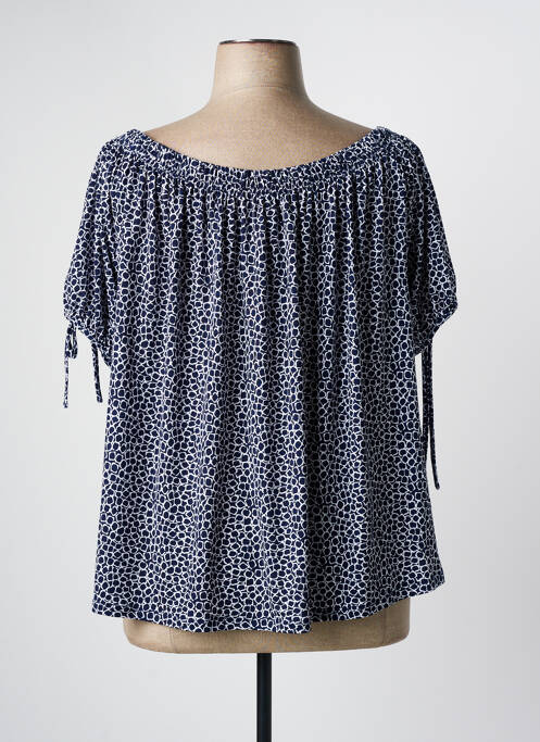 Top albastru MARBLE femeie