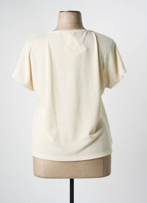 Top bej PAZ TORRAS femeie