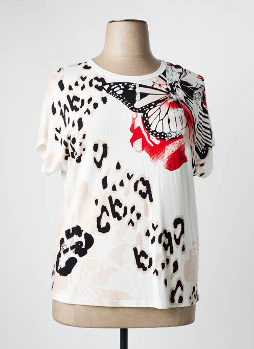 Top alb FRANK WALDER femeie