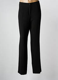 Pantalon drept țesătură crep mărime normală negru PAZ TORRAS femme