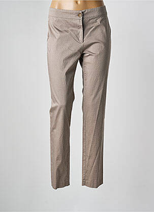 Pantalon slim maro PAZ TORRAS femeie