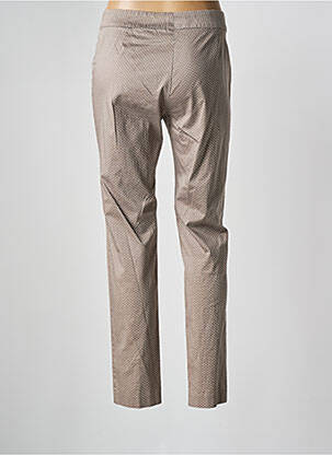 Pantalon slim țesătură poplin mărime normală maro PAZ TORRAS femeie