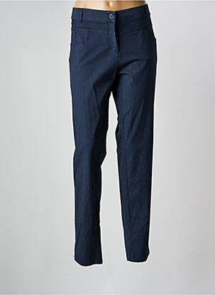 Pantalon slim talie joasă talie joasă albastru PAZ TORRAS femeie