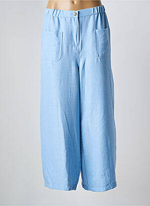 Pantalon larg albastru GRIFFON femeie