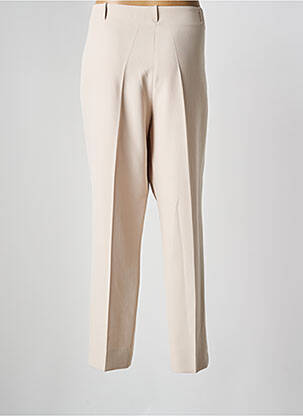 Pantalon 7/8 talie înaltă talie înaltă bej ESTEL COLLECTION femeie