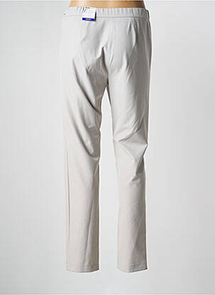 Pantalon slim talie elastică mărime normală gri FRANK WALDER femeie