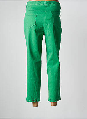 Pantalon 7/8 elasticitate mărime normală verde DIVAS femeie