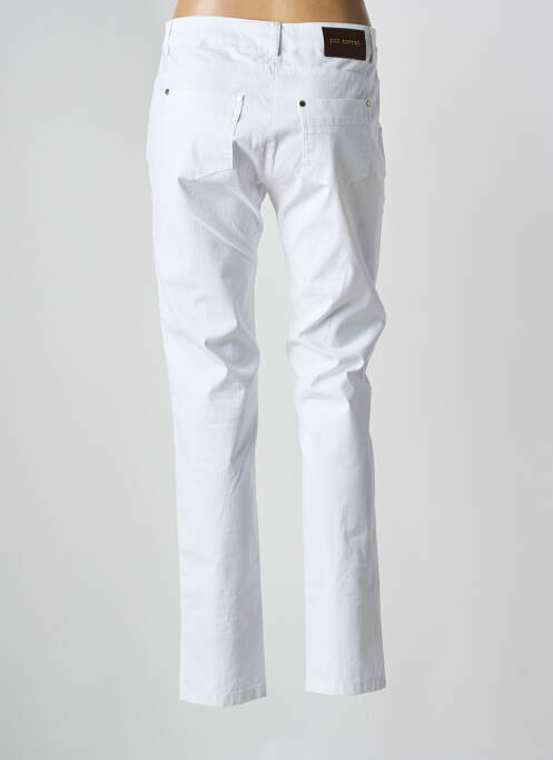 Pantalon slim bej PAZ TORRAS femeie