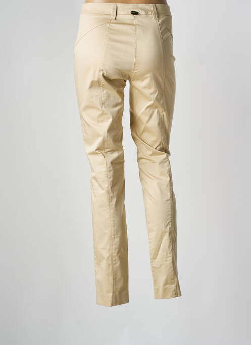 Pantalon slim bej DIVAS femeie