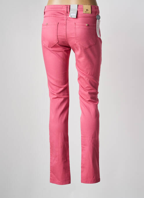 Pantalon slim roz BRUNO SAINT HILAIRE femeie